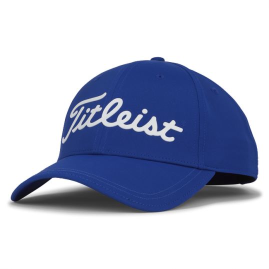 Players Performance Ball Marker Golf Cap Mens Adjustable Royal/White