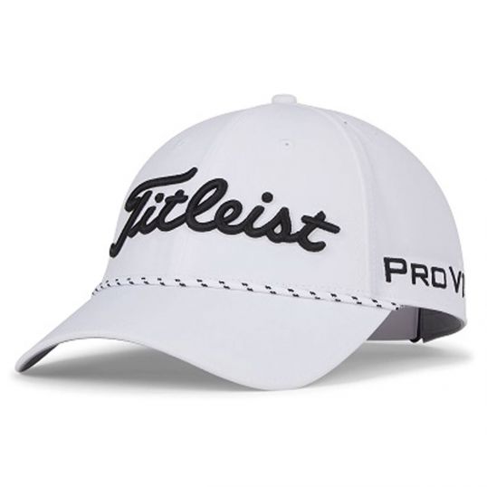 Tour Breezer Golf Cap Mens Adjustable White/Black