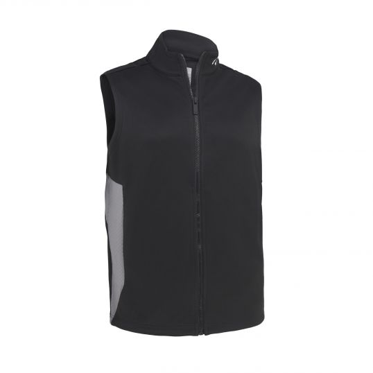 Chev Textured Vest Caviar