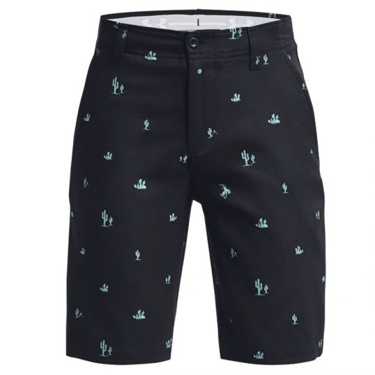 Golf Printed Junior Shorts Black