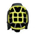 Chev Dry 14 Cart Bag Charcoal/Fluorescent Yellow