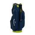 Org 14 Cart Bag Navy/Florescent Yellow