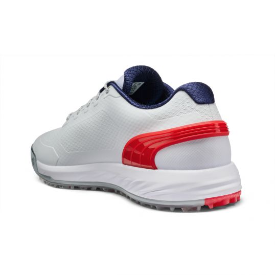 Alphacat Nitro Mens Golf Shoes White/Red/Blue