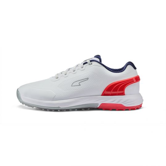 Alphacat Nitro Mens Golf Shoes White/Red/Blue