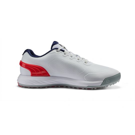 Alphacat Nitro Mens Golf Shoes White/Red/Blue