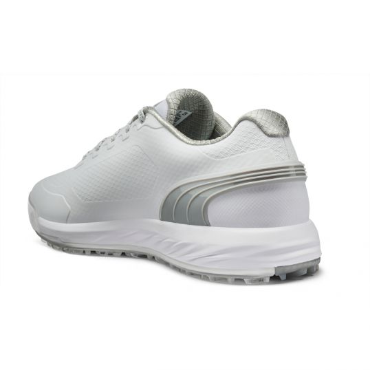 Alphacat Nitro Mens Golf Shoes Blue/White/Silver Mens UK 9.5 Standard White/High Rise/Silver