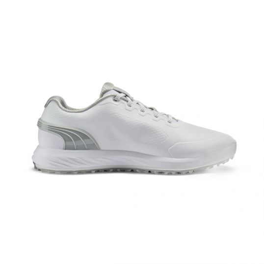 Alphacat Nitro Mens Golf Shoes White/High Rise/Silver