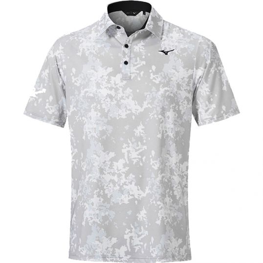 Floral Polo Grey