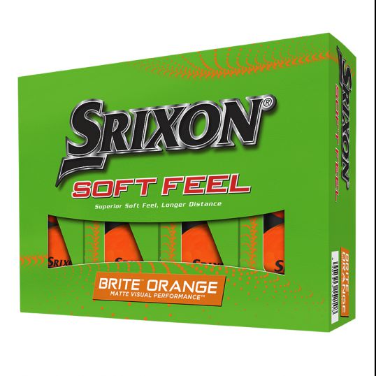 Soft Feel Brite Orange Golf Balls