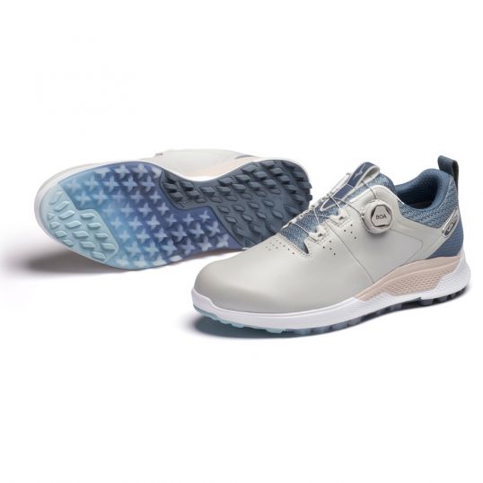 GENEM WG BOA Mens Golf Shoes Grey/China Blue