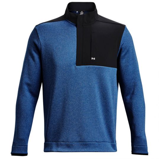 UA Storm SweaterFleece 1/2 Zip Blue Mirage Mens XX Large Blue Mirage