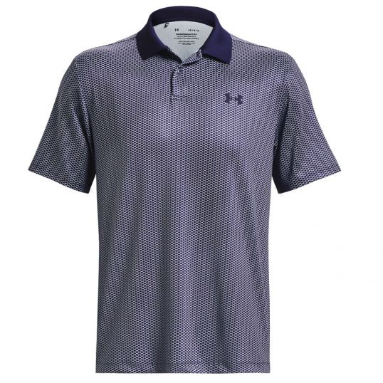 Perf 3.0 Printed Polo Midnight Navy Mens Extra Large Midnight Navy