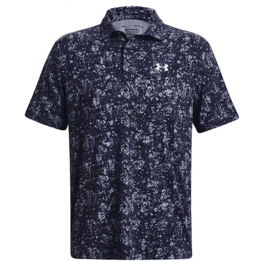 Playoff 3.0 Printed Polo Navy/White