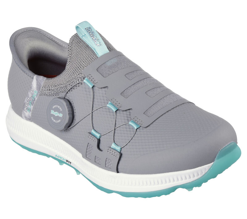 Product Image for Go Golf Elite 5 Slip 'In Ladies Golf Shoes - Grey/Aqua