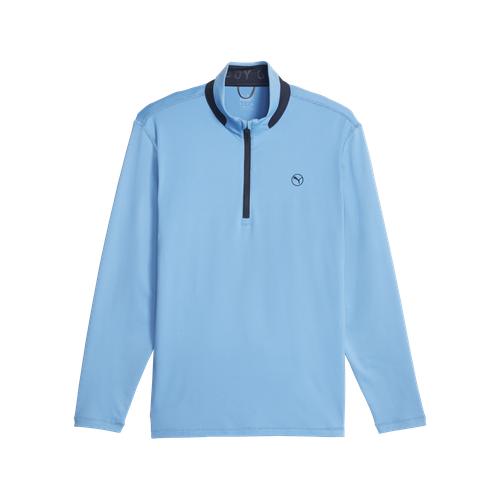 Lightweight 1/4 Zip Sweater Blue/Navy