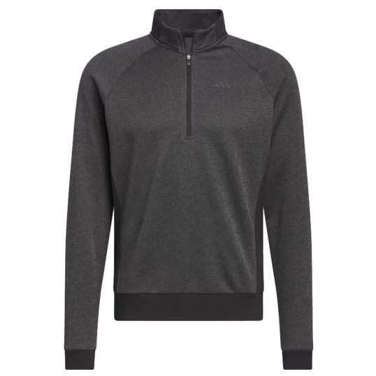 DWR Ribbed 1/4 Zip Sweater Black/Grey/Black Mens Extra Large Black/Grey/Black