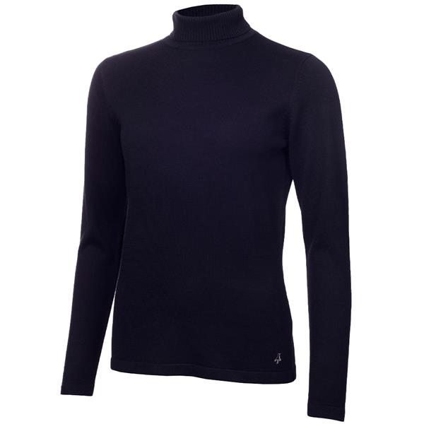 Product Image for Green Lamb Knox Cashmere Mix Roll Neck Sweater Navy Ladies 12 Navy