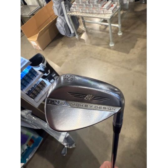 Vokey SM8 Tour Chrome Wedge Right 50 8 F-Grind Wedge Dynamic Gold Wedge (Used - 3 Star)