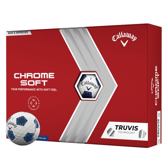 Chrome Soft Truvis Team Europe Golf Balls