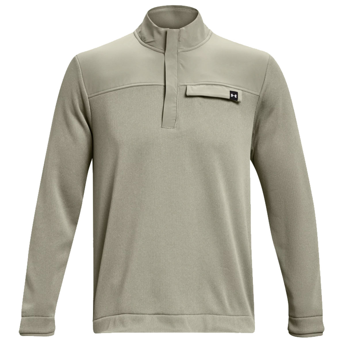 Product Image for Storm SweaterFleece Half Zip Grove Green/White Mens Large Grove Green/White