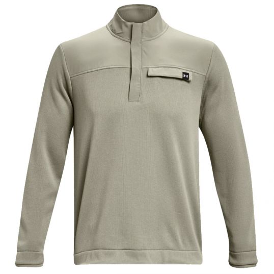 Storm SweaterFleece Half Zip Grove Green/White