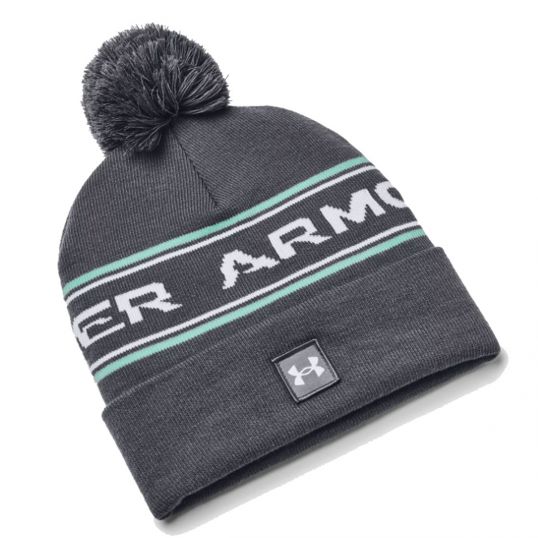 Halftime Pom Beanie Grey