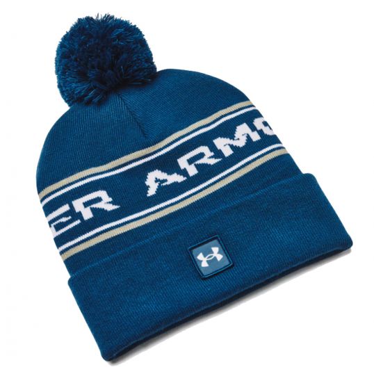 Halftime Pom Beanie Blue