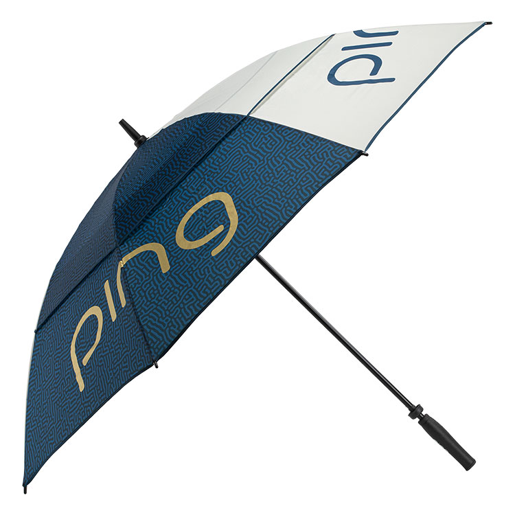 Product Image for Ping G LE 3 Double Canopy Umbrella Navy/Gold