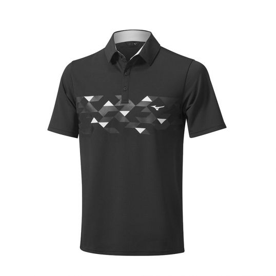 Winter Checker Polo Black