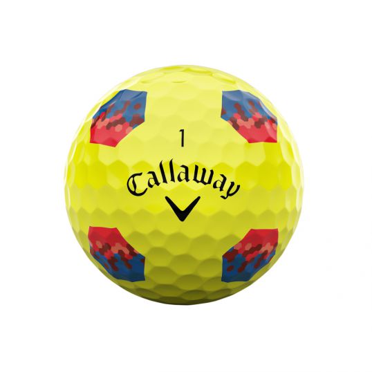 Chrome Soft TruTrack Yellow Golf Balls