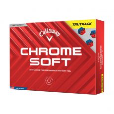 Chrome Soft TruTrack Yellow Golf Balls