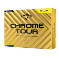 Chrome Tour Yellow Golf Balls