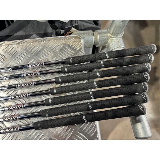 M4 Irons Steel Shafts Left Regular KBS Max 85 5-PW+SW (Used - 4 Star)