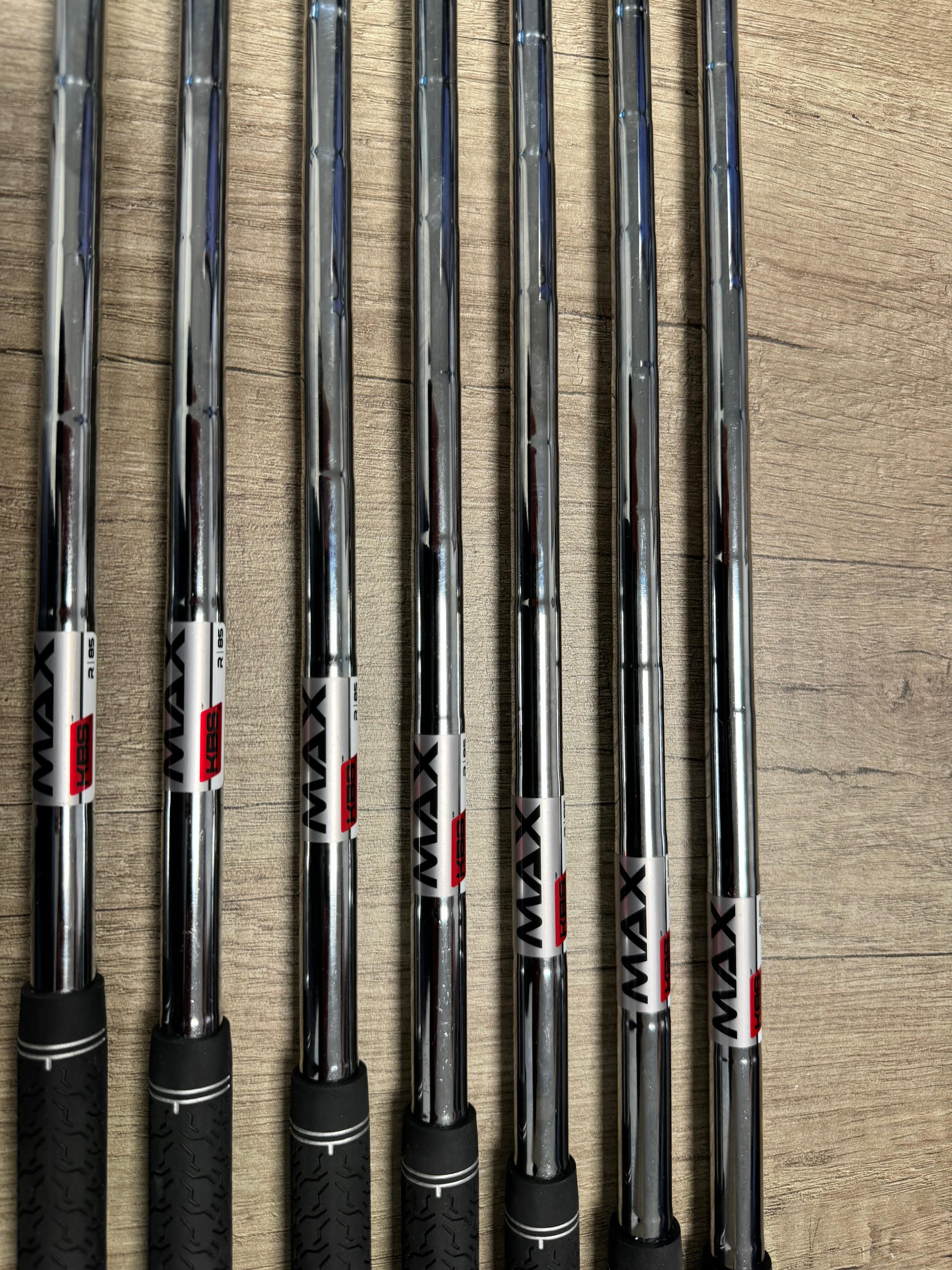 TaylorMade M4 Irons Steel Shafts Right Regular KBS Max 85 5