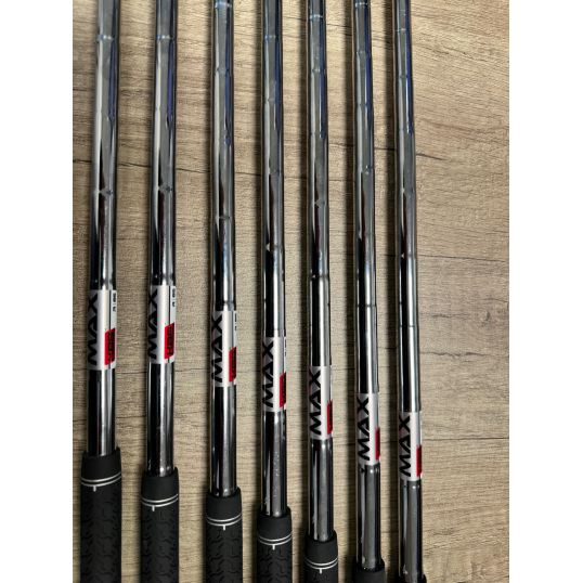 M4 Irons Steel Shafts Right Regular KBS Max 85 5-PW+SW (Used - 3 Star)