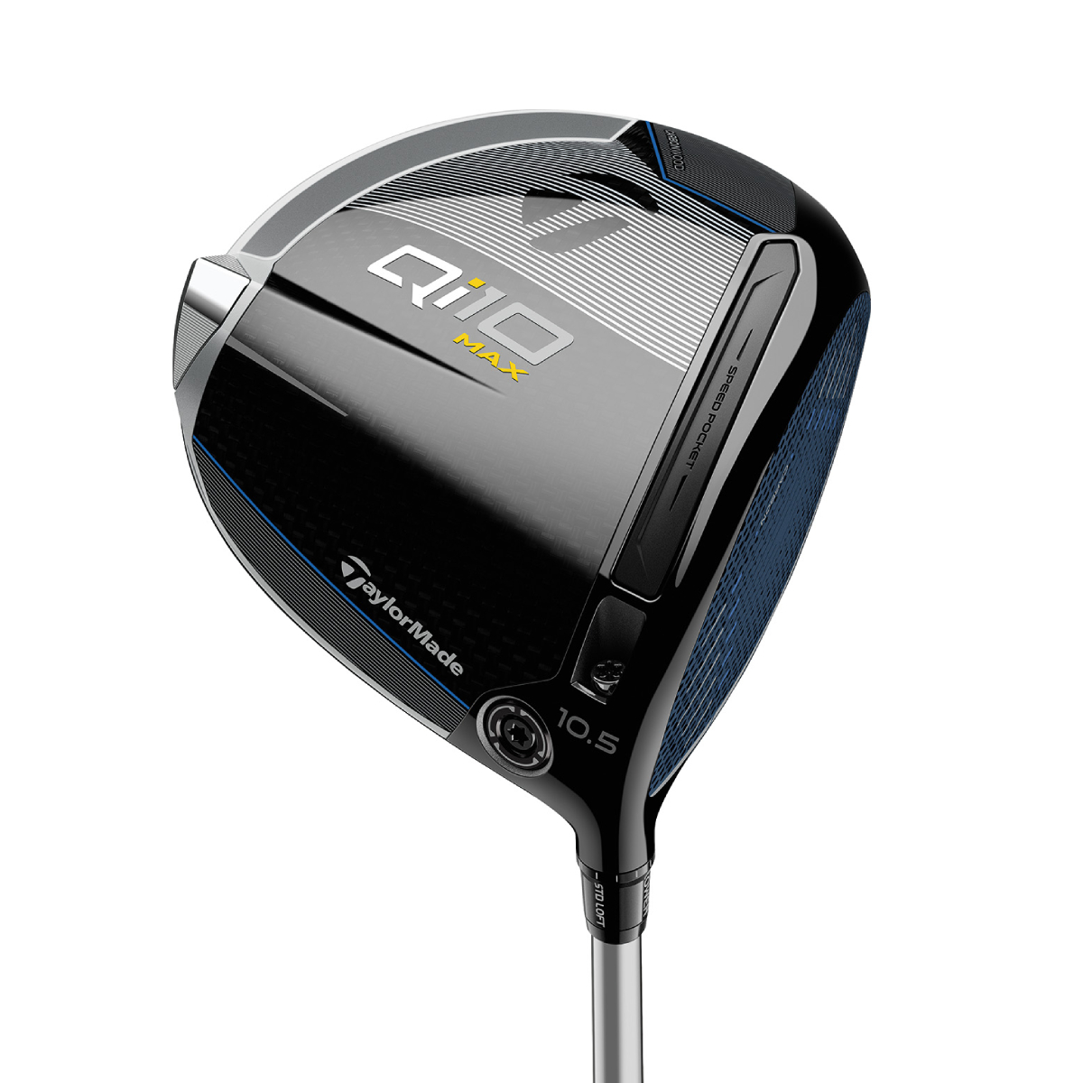 Product Image for TaylorMade Qi10 Max Driver Right 9 Mitsubishi Diamana T+ 60 Stiff Golf Pride Z Grip Black/Blue (Used - 4 Star)