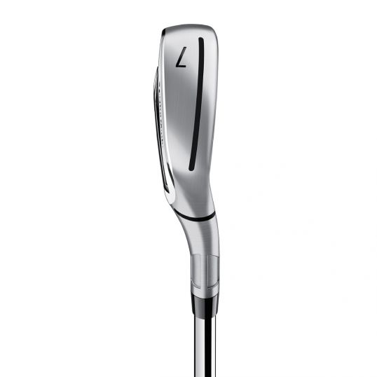 Qi10 Irons Steel Shafts Right Stiff KBS Max MT 85 5-PW+AW+SW Lamkin Crossline 360 Black/Blue (Used - 5 Star)