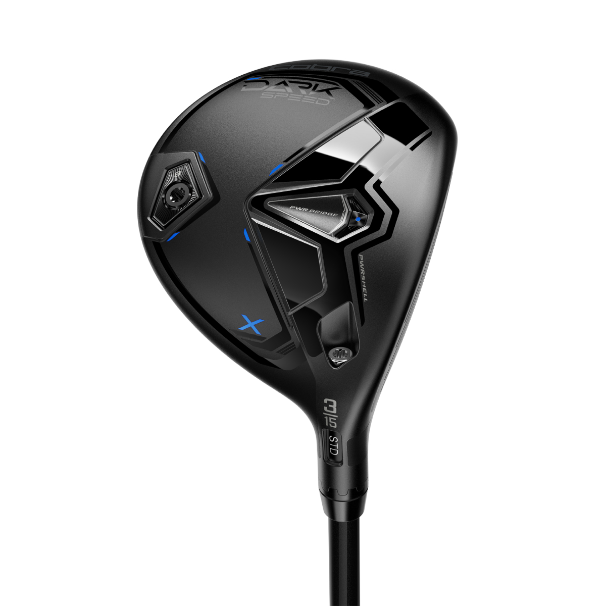 Product Image for Cobra Darkspeed X Fairway Right 5 Wood-18 Degree UST LIN-Q M40X Blue 6F3 Regular Lamkin Crossline Black