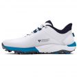 Drive Pro Wide Mens Golf Shoes White/Blue