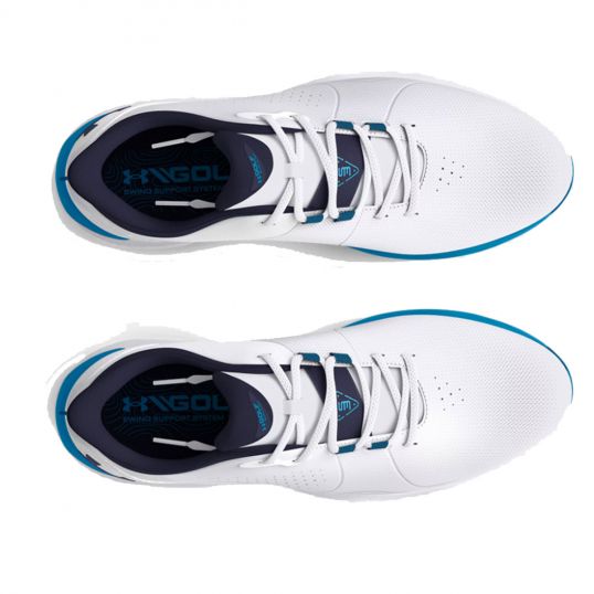 Drive Pro Wide Mens Golf Shoes White/Blue