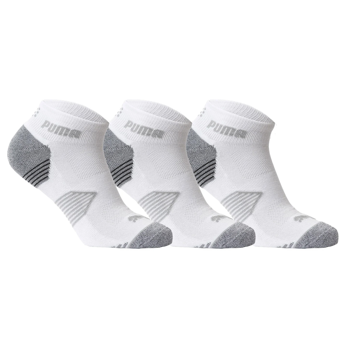 Product Image for Essential Quarter Cut Socks 3 Pack White