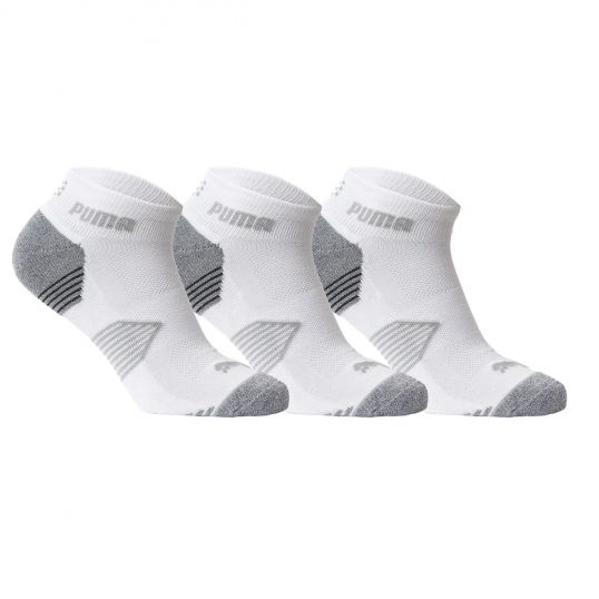 Essential Quarter Cut Socks 3 Pack White