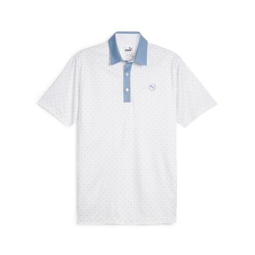 Pure Geo Polo White/Blue