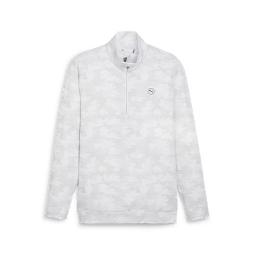Cloudspun Camo 1/4 Zip Sweater White Glow