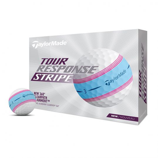 Tour Response Stripe Blue/Pink Golf Balls