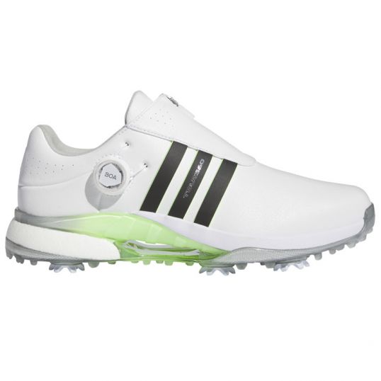 Tour360 24 BOA Mens Golf Shoes White/Black/Green