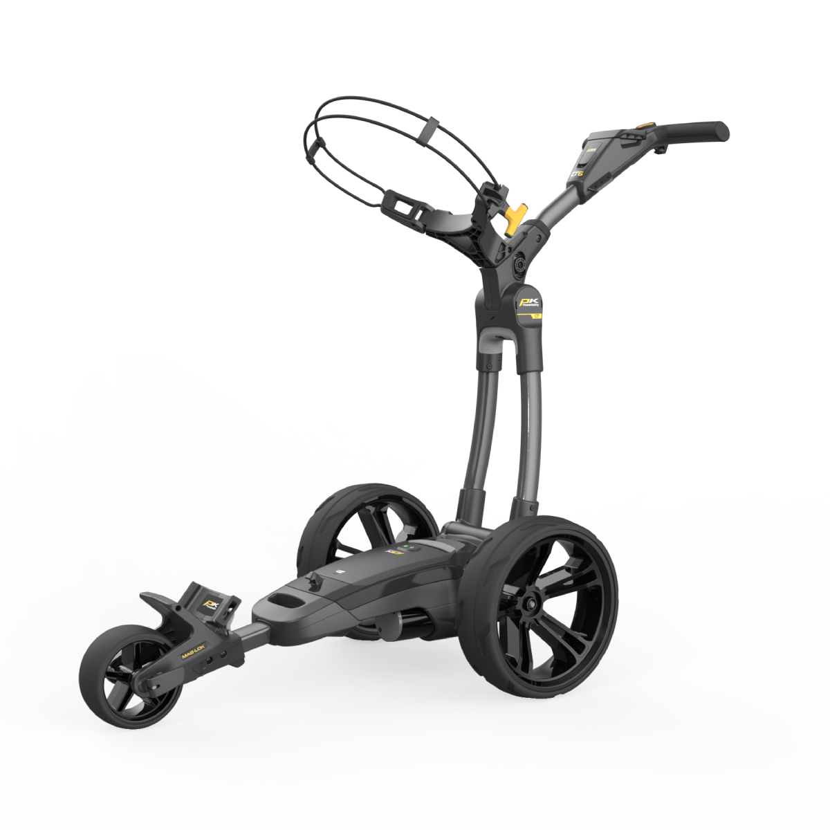 Product Image for PowaKaddy CT6 EBS Electric Golf Trolley XL Gun Metal