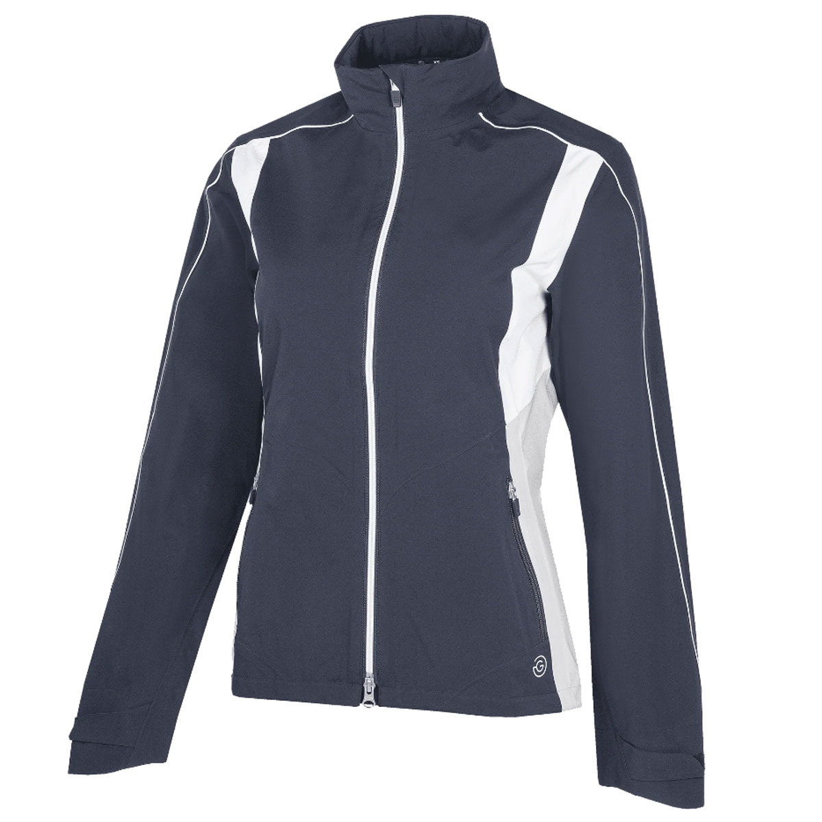Product Image for Ally PacLite Ladies Waterproof Jacket Navy/Cool Grey/White