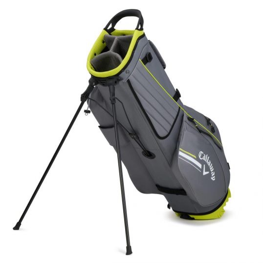 Chev Stand Bag Charcoal/Fluorescent Yellow