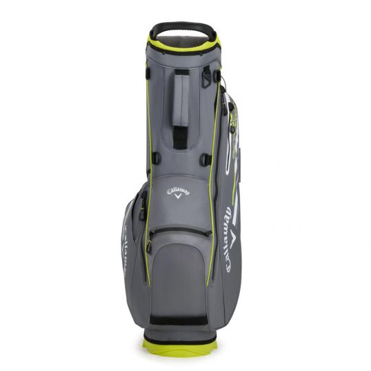 Chev Stand Bag Charcoal/Fluorescent Yellow